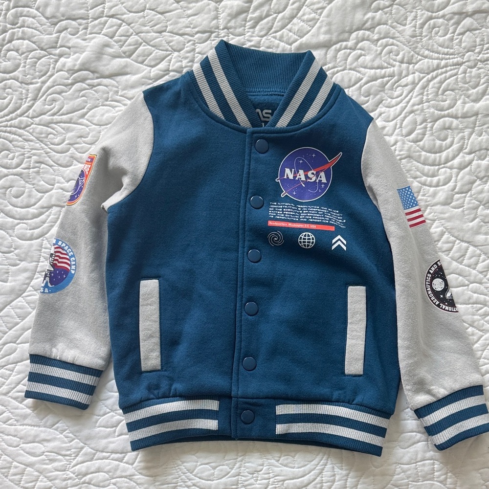 JEM Blue and Gray Kids Jacket